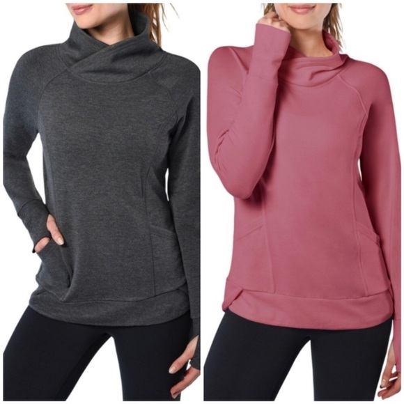 Yogalicious Pullover Active Wear Sweatshirt - Picture 1 of 7